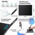 thumbnail image 4 of HUION HS64 Tablettes Graphiques Sans Batterie Compatibles Android 8192, 4 of 4