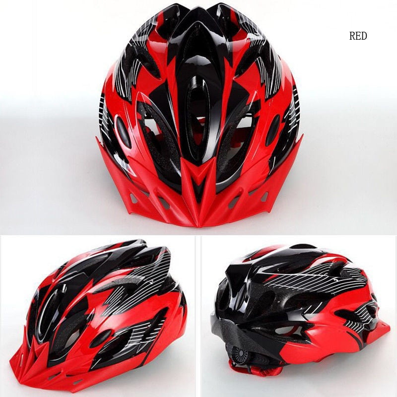 Cycling Helmet Adjustable Mountain Bike Sports Bicycle Safety MTB Road Red Black