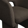 thumbnail image 6 of Meridian Furniture Emmet Brown Boucle Fabric Dining Chair / Accent Chair, 6 of 9