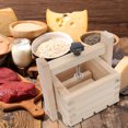thumbnail image 3 of GOOHOCHY Manual Meat Press Wooden Tool for Meat Processing Home Cooks 1Pack, 3 of 8