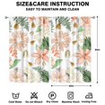 thumbnail image 2 of Elegant Botanical Window Drapes 52x84 Inch Rod Pocket Blackout Curtains 2 Panels, Nature Inspired Bedroom Curtain Panels, 2 of 2