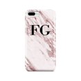 thumbnail image 1 of Personalised Rosa Marble Initials iPhone 8 Plus Case,iPhone 12, 1 of 3