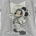 thumbnail image 2 of Girl's Mickey & Friends Astronaut Graphic Tee Athletic Heather Medium, 2 of 5