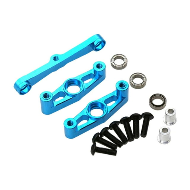 Alliage d'Aluminium RC Pièces de Rechange de Voiture Durable 1/10 Échelle TT02 Augmenter le Groupe de Direction