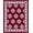 Red, Pattern 1, variant on ODIKA 4'x6' Machine Washable Non-Slip Area Rug, Festive Rustic Snowflake Winter Holiday Hearth High Traffic Rug, Red, 731637