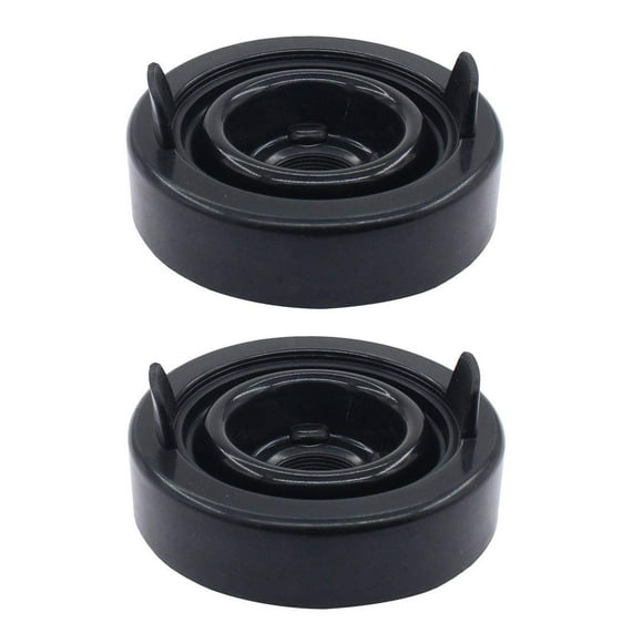 NewYall Paquete de 2 tapas antipolvo para faros delanteros de 80 mm, sello de goma con orificio de 20 mm