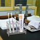 thumbnail image 3 of Soporte para cepillos de dientes, soporte multiusos de acero inoxidable con 7 compartimentos, organizador de pasta de dientes para baño y cocina,, 3 of 5