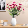 thumbnail image 5 of Artificial Violet Flowers with Grass Stems - Realistic Silk & Plastic Spring Décor for Wedding Centerpieces, Wall Wreaths, and All-Season Home Accents (Hypoallergenic, UV-Resistant), 5 of 6