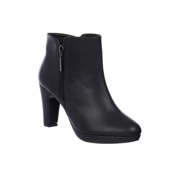 Botines Moda Casual/Formal Mujer Tipo Piel Cierre Negro negro 23