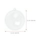 thumbnail image 5 of 10 Uds bolas de Navidad rellenables bolas de plástico transparente adornos manualidades DIY esferas navideñas colgantes bolas transparentes, 5 of 6