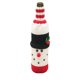 thumbnail image 1 of Kearding Funda elástica para botella de vino, manga a prueba de polvo de Navidad, ropa tejida para botella de vino, banda protectora Universal para Muñeco de nieve, 1 of 6
