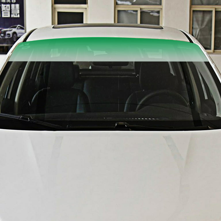 Upper Front Windshield Sun Protection Sheet Gradient Auto Staining