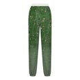 thumbnail image 4 of Birdeem Women Fashion Color Blocked Printed Drawstring Pants, 4 of 5