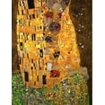 thumbnail image 6 of DecorArts - The Kiss, by Gustav Klimt. Giclee printed on canvas stretched gallery wrapped, ready to hang 16x20", 6 of 7