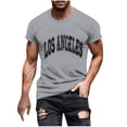 thumbnail image 1 of Camisetas de Manga Larga para Hombres Blusa de Cuello Redondo de Impresión Deportiva, Camiseta de Manga Corta de Moda para la Primavera Y Diaria, 1 of 5