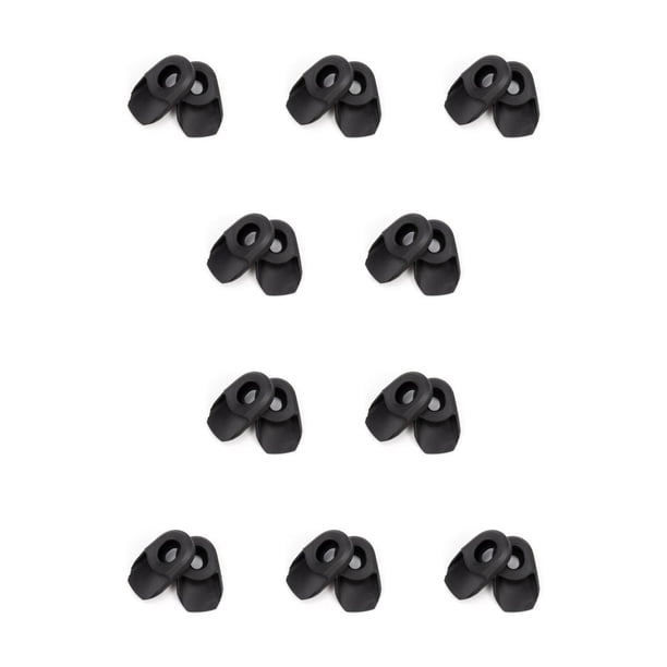 Sonducket VIARON Pack de 2 protectores de brazo de manivela de bicicleta, gorra de silicona para ciclismo, cubierta elástica, botas de Negro 10piezas