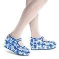 thumbnail image 3 of Hot Chocolate Design Women's Platform Shoes – Toiles de Jouy Mary Jane, Buckle Closure, Blue Toile Pattern, 2.2" Platform Heel, Rubber Sole, Cushioned Insole, Size 6, 3 of 7