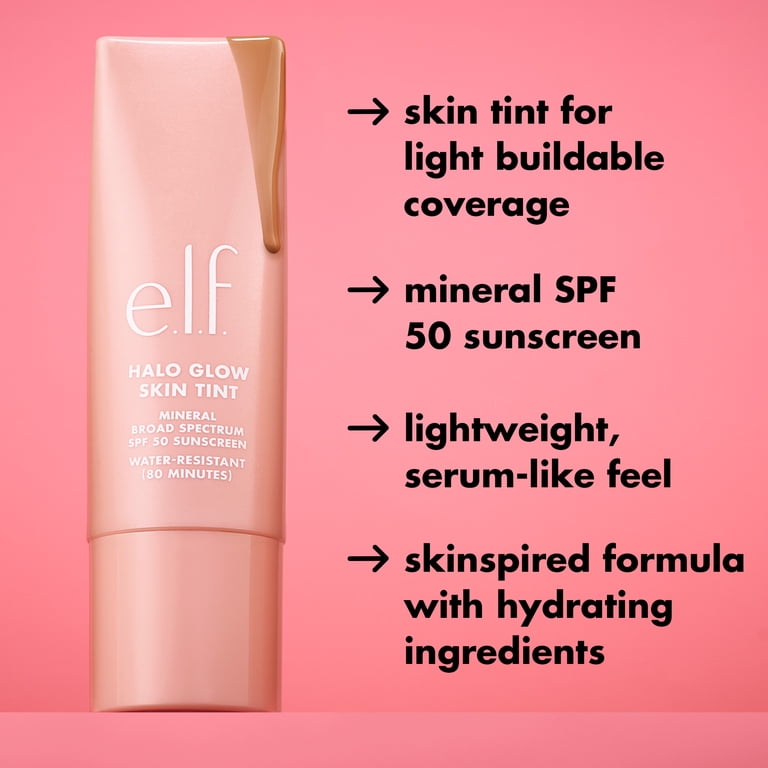e.l.f. Halo Glow Skin Tint, Mineral SPF 50 photo 6