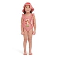 thumbnail image 3 of Strawberry Shortcake Toddler Girl One-Piece Swimsuit and Hat, Sizes 12 Months-5T, 3 of 5