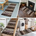 thumbnail image 5 of Runner Rug 2'x6', Animals Printed Striped Washable Non-Slip Hallway Runner Rugs, Country Leopard Zebra Textured Bedside Rugs Floor Mats Carpet Runners for Kitchen Bathroom Laundry Room, 5 of 8