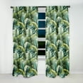thumbnail image 2 of Designart "Mirage Amidst Tropical Palms II" Tropical Blackout Curtain Single Panel, 2 of 4