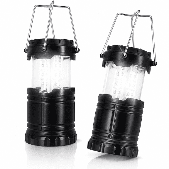 2 Packs LED Camping Lantern,Emergency Light for Power Outages & Survival Kits,Essential Camping Gear Accessory