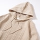 thumbnail image 4 of MHFRRA Sudadera con Capucha Informal de Mezcla Suave con Capucha Ajustable para Uso Diario, Ropa de Calle Cómoda Blanco, 4 of 7
