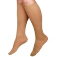 thumbnail image 2 of Curad Knee-High Compression Hosiery 15-20mmHg, 2 of 4