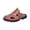 Wine_002, variant on Men's Leather Fisherman Sandals Non-Slip Breathable Casual Outdoor Shoes Slide Flat Sandals Hollow Slip-on Beach Shoes for 2026 Summer Wine 8 (EU-41)