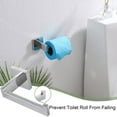 thumbnail image 3 of KOKOSIRI Bath Towel Bar Set Bathroom Hardware Accessories Set Toilet Paper Holder Towel Holder Towel Ring Coat Hook Wall Mount Stainless Steel Ploshed Chrome B09A5-CH, 3 of 7