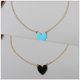 thumbnail image 5 of KAKOWELY Collar de corazón de San Valentín de 3 piezas, cadena de cuello de aleación creativa, collar para mujer, 5 of 5