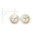 thumbnail image 4 of Reloj De Pared Retro Reloj De Pared De Hierro Reloj Colgante De Doble Cara Reloj Decorativo Silencioso Reloj De Pared Con Pilas Para El Hogar Pasillo Café Restaurante Guardurnaity HA025243-02, 4 of 5