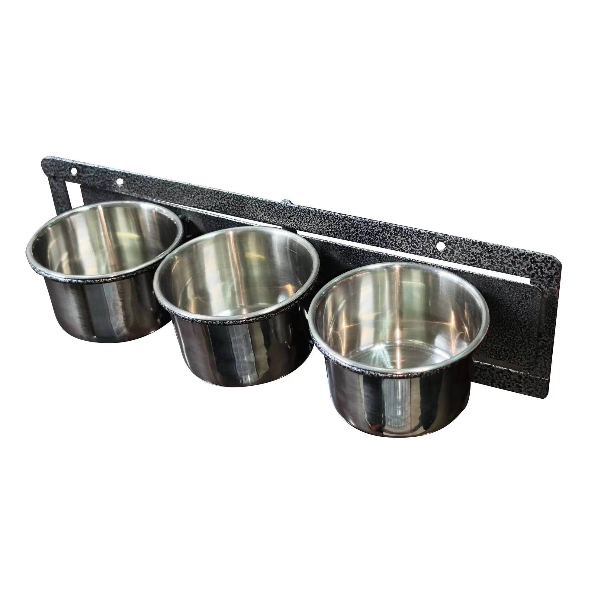 Seny Stainless Steel 3-Cup Bird Feeder with Swivel Gate, Multi-Bird Capacity