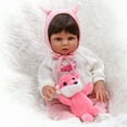 thumbnail image 3 of Muñeca Reborn Decdeal Cabello Castaño, 3 of 8