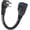 Black, variant on Short Power Extension Cord - Low Profile Wall Head 6 Inch 14AWG/3C SJTW Heavy Duty Extension Cable for Indoor/Outdoor, 90-Degree Flat Plug 15A/125V 1875W NEMA 5-15P to NEMA 5-15R, Black 1-Pack