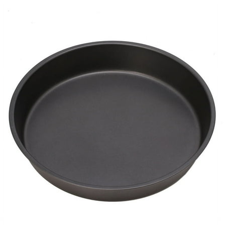 New Round Deep Dish Pizza Pan Non-stick Pie Tray Baking Kitchen Tool Steel