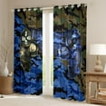 thumbnail image 2 of Homewish Teens Colorful Gamepad Curtains Pack of 2 (42x84 Each),Rustic Camo Curtains Blackout,Gray Blue Bedroom Curtains For Boys Kids,Luxury Bedroom Decor, 2 of 6