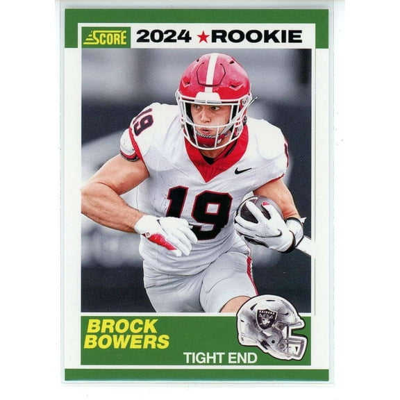 NFL 2024 Score Football 35th Anniversary Brock Bowers #10 (Rookie)