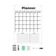 thumbnail image 3 of Planificador semanal Calendario de pizarra con marcador Lista de tareas Pizarra blanca Planificación semanal Pequeño, 3 of 9