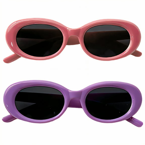 GJX 2Pcs Baby Sunglasses Cute Sunglasses Toddler Boy Sunglasses,Style1