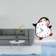 thumbnail image 2 of Figura de pingüino, estatua de madera, obra de arte, escultura coleccionable, adorno de mesa para escritorio, armario, interior, chimenea, dormitorio,, 2 of 8