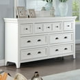 thumbnail image 4 of Furniture of America Senoma Kids Transitional 7-Drawer Dresser, White, 4 of 5