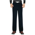 thumbnail image 2 of COSFO Pants for Men Corduroy Blue Straight Dressy Trousers Relaxed Fit Comfort Waist Business Chino Pants, 2 of 9