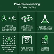 iRobot Roomba Max 705 Vac Robot + AutoEmpty Dock, Extreme Power-Lifting Suction, Anti-Tangle Dual Rubber Brushes, Self-Empties, Recognizes and Avoids Obstacles, LiDAR,Model W155020