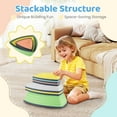 thumbnail image 5 of Costway Set of 6 Non-Slip Balance Stones with Storage Bag for Motor Skills, Strength, 5 of 10
