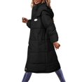 thumbnail image 4 of Vedolay Women Coats Long Sleeve Crochet Knit Draped Open Cardigan Coat Black,L, 4 of 4