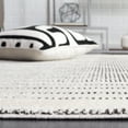 thumbnail image 4 of SAFAVIEH Melody Naomi Modern Area Rug, Ivory/Black, 2'2" x 8', 4 of 7