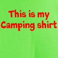 thumbnail image 3 of CafePress - This Is My Camping Shirt Funny Shir T Shirt - Light T-Shirt - CP, 3 of 4