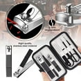 thumbnail image 5 of Manicure Set Nail Clipper Set Men Women 8 in 1 Toe Finger Nail Clipper Personal Care Tools with Portable Travel Case Manicure Pedicure Tools Grooming Kit Gift for Men Women Family Friends Wife, 5 of 8