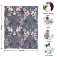 thumbnail image 4 of Pioneer Flower Floral Print Pattern Blanket,Comfortable Soft Flannel Throw Blanket,All Season,Warm Lightweight Blankets for Sofa Bed Couch Living Room Chair,30"x40", 4 of 4